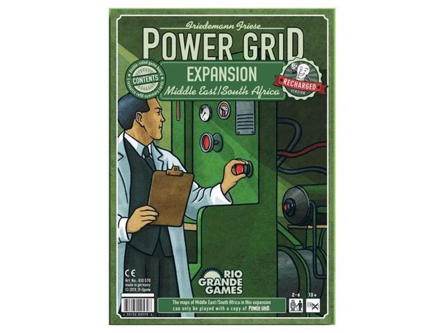 Power Grid Middle East / South Africa Interactive Strategic Economic Based Oil Board Game Rio Grande Games RIO570