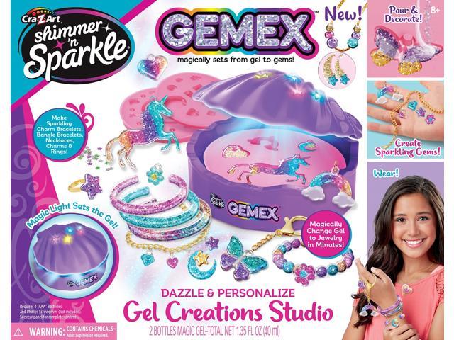 Cra-Z-Art 65508-2 Shimmer N Sparkle Magic Shell Girls Jewelry Making Play Set