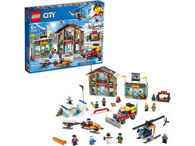 LEGO City 60203 Winter Ski Resort Building Kit 806 Pieces w/ 11 Minifigures