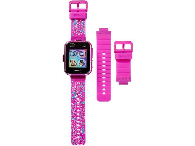 vtech kidizoom smartwatch dx2 special edition floral birds with bonus vivid violet wristband