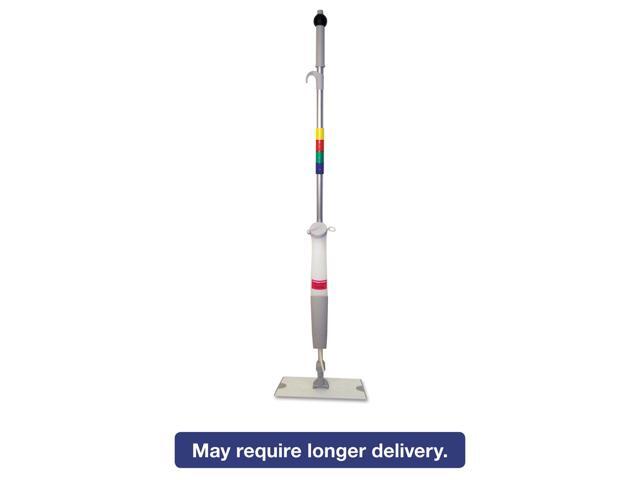 Boardwalk Bucketless Microfiber Mop System 5 x 18 Head 59' Handle Blue/Gray