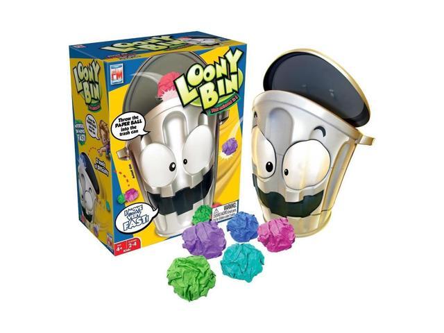 Loony Bin Board Game Trash Can Tossing Kids Fun Family Fotorama Multi
