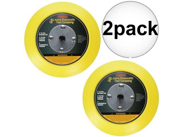 Astro Pneumatic 4606 6' Hook and Loop Flexible Backing Plate 2-Pack