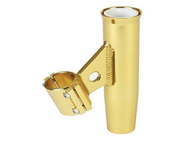 LEE'S TACKLE INC LEE'S CLAMP-ON ROD HOLDER GOLD ALUMINUM VERTICAL PIPE SIZE #2 RA5002GL