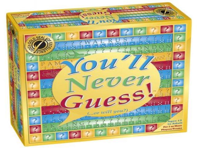 You'll Never Guess! - Board Game