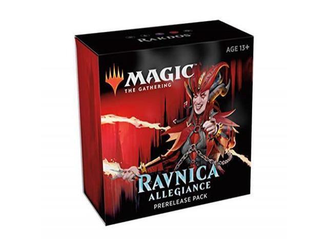 Magic The Gathering: Ravnica Allegiance Prerelease Pack Rakdos (Pre-Pelease Promo + 6 Boosters + d20 Spindown Counter) Kit