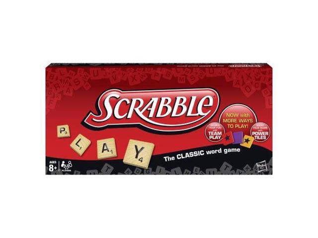 Hasbro Scrabble Crossword Game with Power Tiles