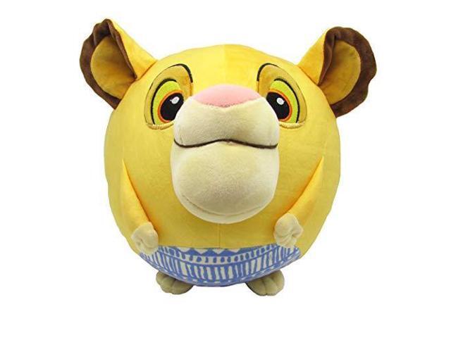 kids preferred lion king cuddle pal stuffed animal plush - large round simba - 10'