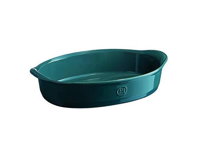 Emile Henry 979052 Oval Oven Dish 24 quart Blue Flame