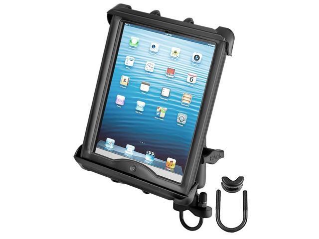 RAM-B-149Z-TAB8U - Handlebar or Rail Mount with Tab-Tite Universal Clamping Cradle for Large Tablets WITH HEAVY DUTY CASES