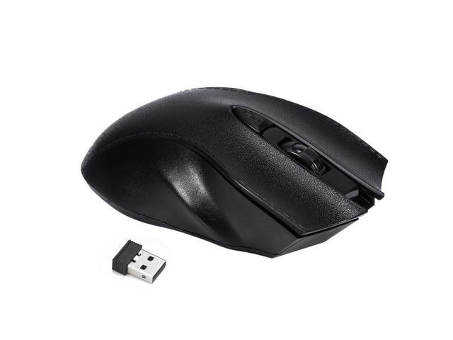 24GHz Wireless Gaming Game Mouse Leather Mice USB Receiver for Computer PC Lap