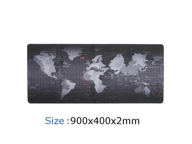 Large Gaming Mouse Map Pad with Non-Slip Base Waterproof and Foldable Pad Extended XXL Size Desktop Pad Suitable for Gamers Suitable for
