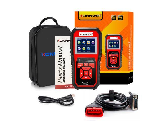 KONNWEI OBD2 Scanner-2021 New Model KW850 Car Code Reader Check Engine Light Scan Tool Enhanced Full OBDII Functions Model 6 Automotive Scanner