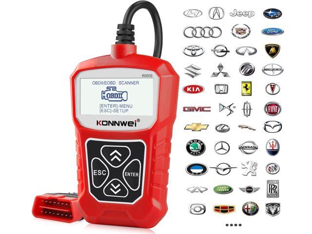 KONNWEI OBD2 Scanner Car Code Reader Check Engine Light Auto OBD-II CAN Diagnostic Scan Tool with Live Data8 OBDII Test Modes Lifetime Free