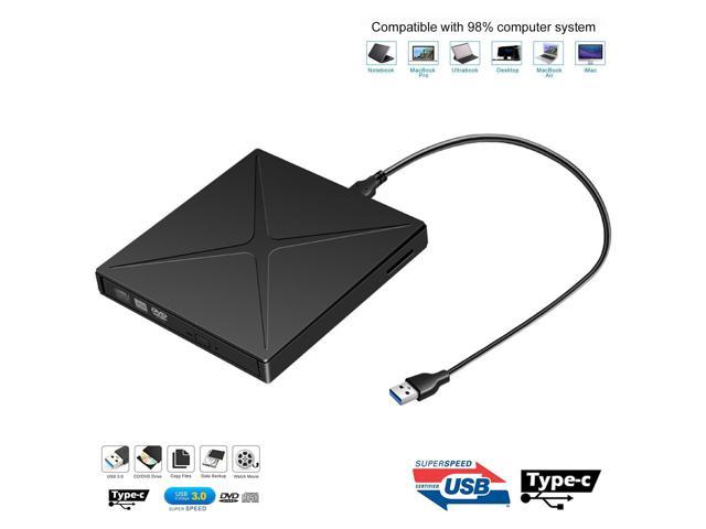 7 In 1 USB 3.0 SD TF DVD/CD/VCD/Blu-Ray Player Portable Burner