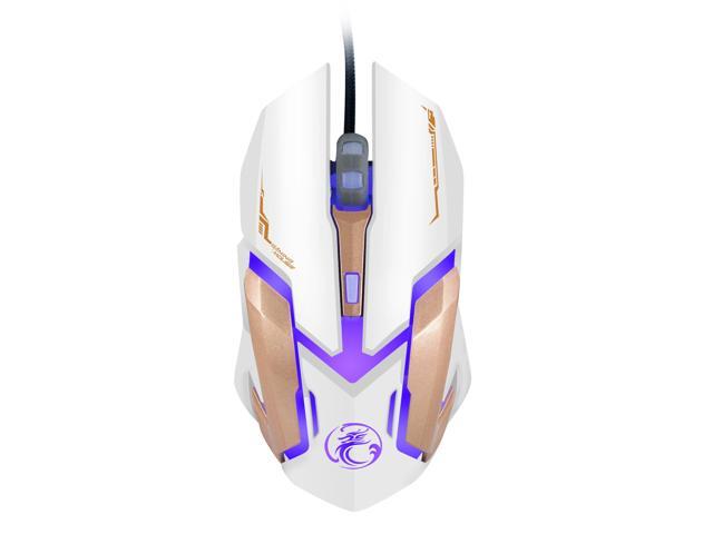 Wanmingtek V6 Professional Wired Gaming Mouse USB Optical Mouse 6 Buttons PC Computer Mouse Gamer Mice 4800dpi For Dota 2 LOL Game