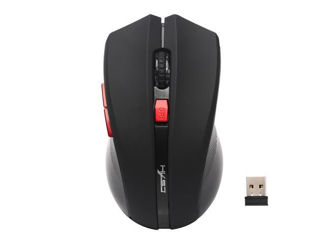 Wanmingtek X50 USB Wireless Mouse 6 Buttons 24G Optical Mouse Adjustable 2400DPI Wireless Gaming Mouse Gamer Mouse PC Mice for Computer Laptop Black