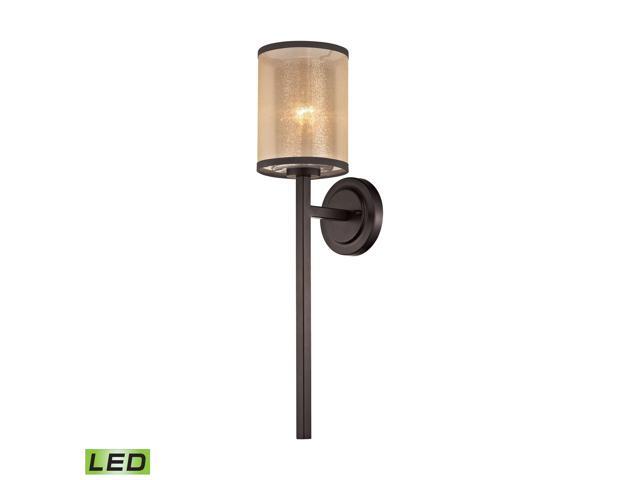 Elk Lighting Diffusion 1 Light LED Wall Sconce In Oil Rubbed Bronze