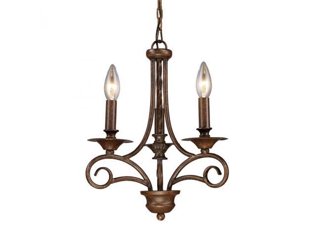 Elk Lighting Gloucester 3-Light Chandelier in Antique Bronze - 15041-3