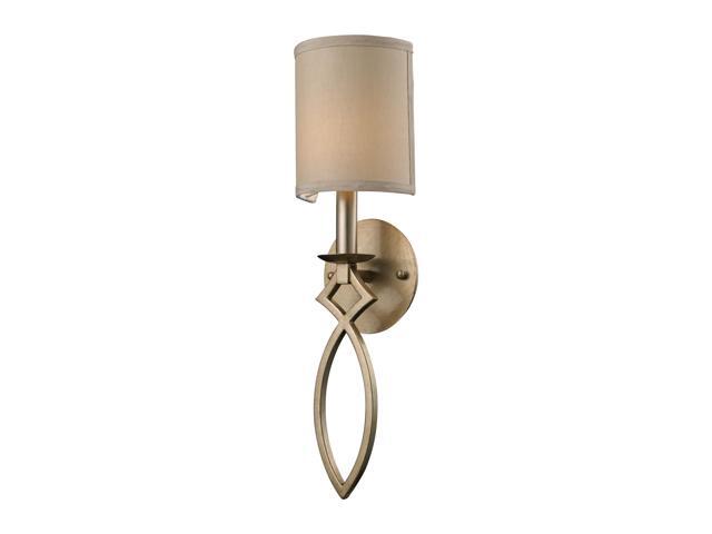 Elk Lighting Estonia 1- Light Wall Sconce in Aged Silver - 31120-1