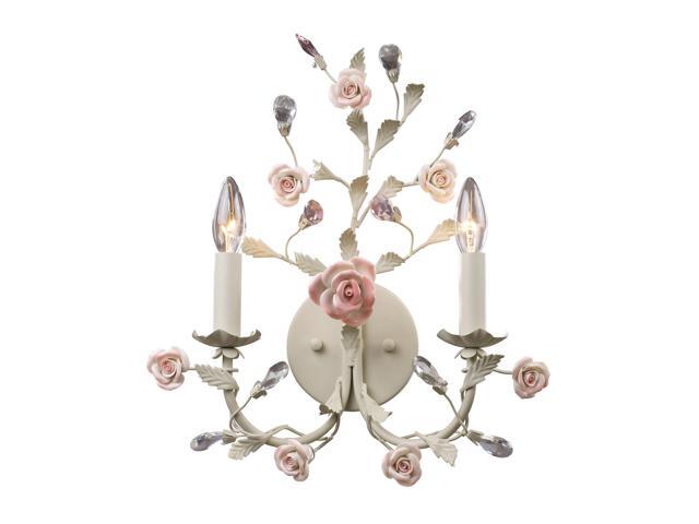 Elk Lighting Heritage 2 Light Wall Bracket in Cream - 8090-2