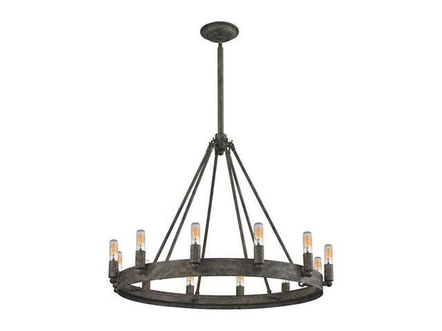 Elk Lighting Lewisburg 12 Light Chandelier In Malted Rust