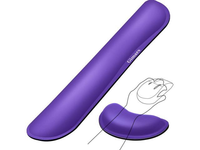Upgrade Enlarge Gel Memory Foam Set Keyboard Wrist Rest Pad Mouse Wrist Cushion Support for Office Computer Laptop Mac Comfortable
