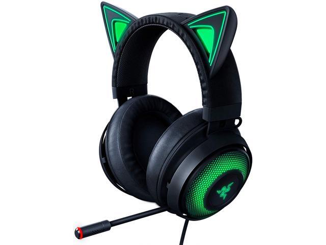 Razer Kraken Kitty Edition PC Gaming Headset - THX Spatial Audio - Black