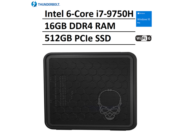 NeweggBusiness - 2021 Newest Intel NUC 9 NUC9i7QNX Skull Ghost