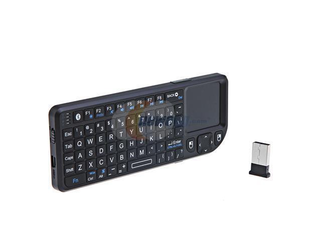 Rii Mini Wireless Bluetooth Keyboard with Touchpad Presenter For iPad 2 PC MAC iPhone PS3 Laser-Pointer with Remote Control Function