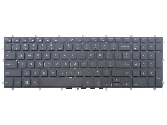 Laptop Keyboard for Dell Inspiron 15 Gaming 7566 PK131Q04A00 0H9P3P SN7251-US US Layout Black Color
