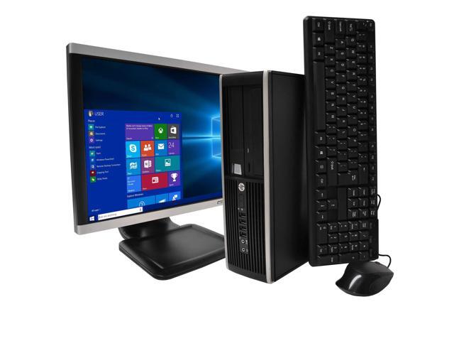 HP Compaq 8300 Elite Desktop Intel 3rd Gen i5-3470 (32 GHz) 16GB 500GB SSD Intel HD Graphics DVD-ROM Win 10 Home 19' Monitor Kit (models may vary)