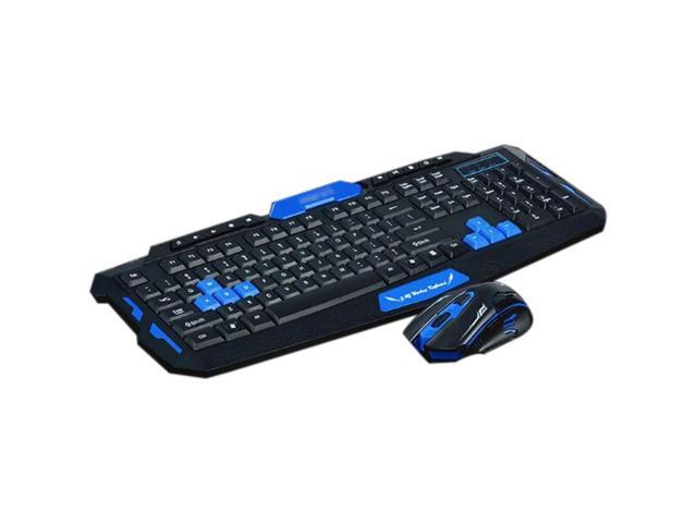 Hk8100 24G Wireless Gaming Keyboard Mouse Combo Ergonomics Waterproof Optical For Pc Laptop Desktop Gamer
