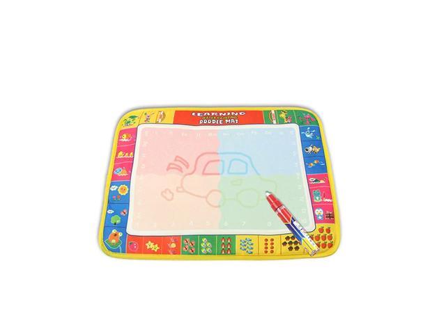 Water Drawing Pad Doodle Travel Mat Reusable Portable Coloring Art Setting Educational Toy For Kids Gifts 1x Magic Pens
