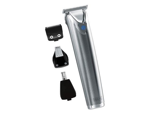 Wahl Stainless Steel Lithium Ion+ Beard Trimmer All in One Men's Grooming Kit with Hair Clippers Shavers Nose/Ear Trimmers Rechargeable