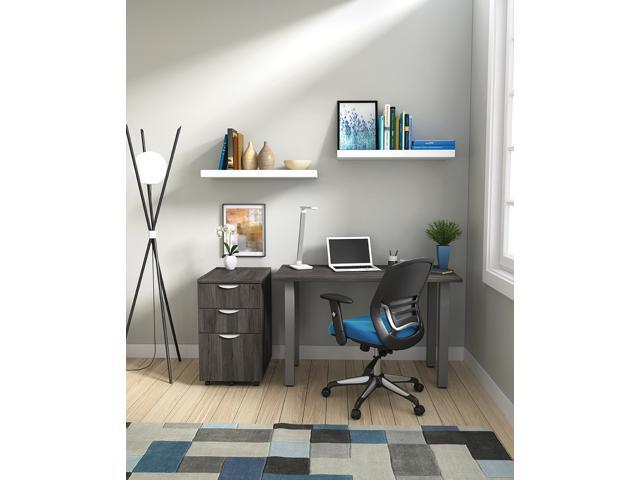 Compact Computer Desk 48' X 24' Set for Home Office and Students Computer Desk / Sturdy Desk for Work From Home Distance Learning Work Environment