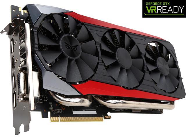 ASUS GeForce GTX 980 Ti STRIX-GTX980TI-DC3-6GD5-GAMING 6GB 384-Bit GDDR5 PCI Express 30 HDCP Ready SLI Support Video Card