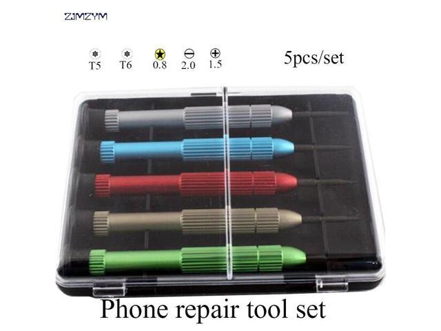 5 in 1 multifunction screwdriver set 08MM/15MM/20MM/T5/T6 Disassemble tool for iphone and electronic product
