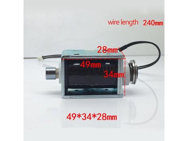 DC6V-18V 6W-70W Solenoid Electromagnet Push Pull Through Type Electric Magnet For Household Appliances Magnet