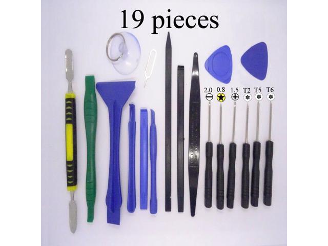 19 in 1 Mobile Phone Repairing Tool Kit Spudger Pry Opening Tool LCD Repair Tool with 08MM\15MM\T2\T6 screwdrivers
