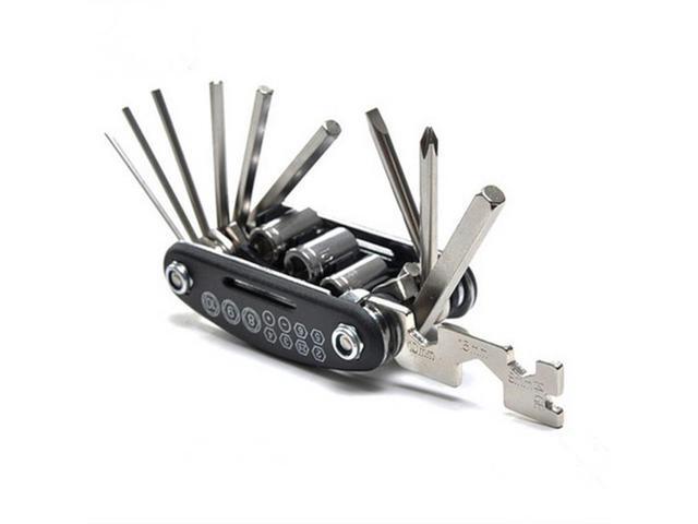 16 in 1 Bicycle Tools Sets Mountain Bike Multi Repair Tool Kit Hex Spoke Wrench Cycle Screwdriver