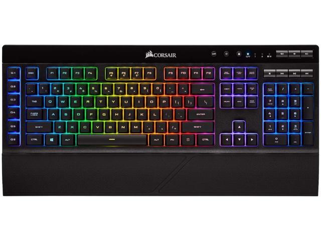 CORSAIR K57 RGB Wireless Gaming Keyboard - <1ms response time with Slipstream Wireless - Connect with USB dongle Bluetooth or wired - Individually