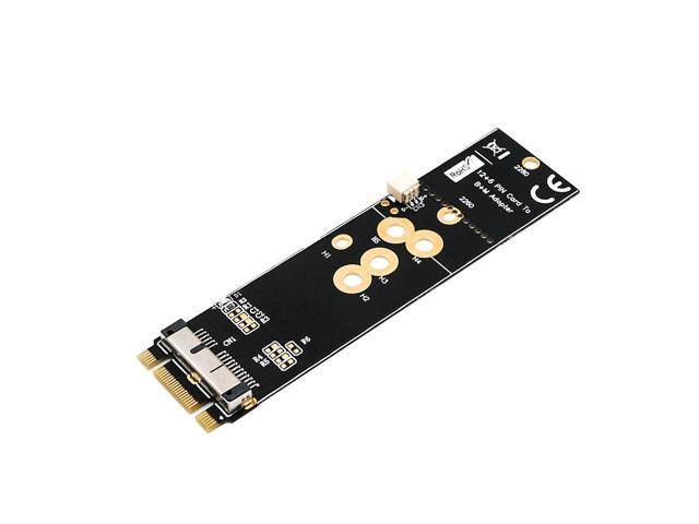 BCM94360CD BCM94360CS2 BCM943224PCIEBT2 12+6 Pin Bluetooth WiFi Wireless Card Module to M2 NGFF Key B+M Adapter for Mac OS