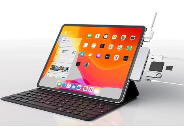 Aluminum Slim 6-in-1 USB C Hub with 4K Ultra HD HDMI Hyper Speed USB 31 Gen1 Ports & TF/SD 30 Card Slots Fast PD Charging 35mm Audio Jack