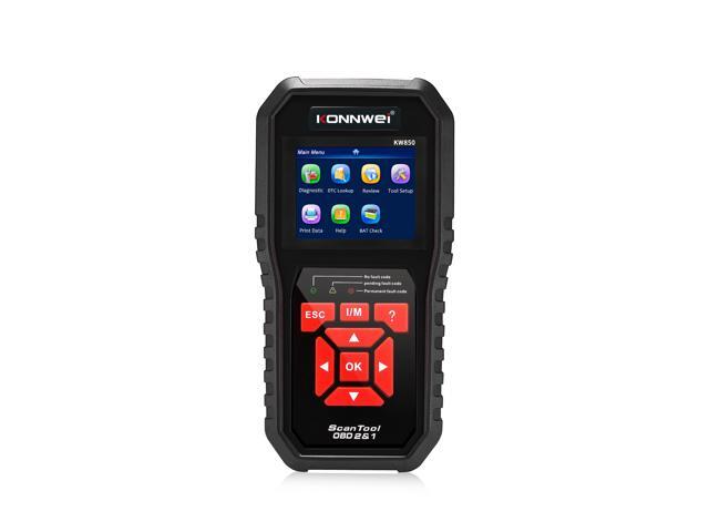 KONNWEI KW850 OBD2 Scanner Professional Mechanic OBDII Diagnostic Code Reader Tool ODB2 Check Engine Automotive Car Code Reader for All OBDII