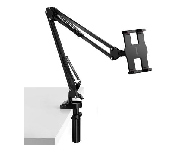 ESTONE Tablet Mount Lazy iPad Holder Universal Long Arm Mobile Phone Bracket Flexible Gooseneck Clamp Stand for Live Stream Desk Bed Kitchen