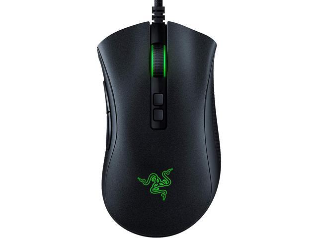 Razer DeathAdder v2 Gaming Mouse: 20K DPI Optical Sensor - Fastest Gaming Mouse Switch - Chroma RGB Lighting - 8 Programmable Buttons - Rubberized