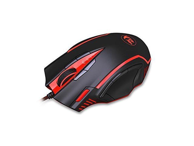 Redragon M902 SAMSARA 16400 DPI High-Precision Programmable Laser Gaming Mouse for PC FPS 13 Programmable Buttons Weight Tuning Cartridge 5