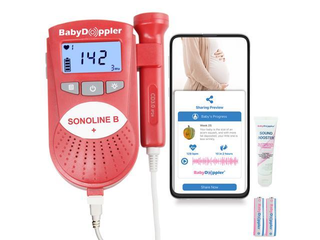 Sonoline B Plus Fetal Doppler with 3MHz Doppler Probe - The Authentic Baby Heart Rate Monitor from Baby Doppler