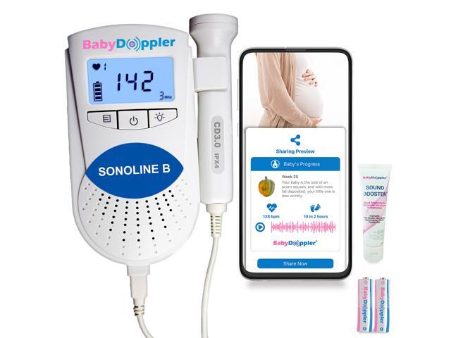 Sonoline B Fetal Doppler in Blue with 3MHz Doppler Probe - The Authentic Baby Heart Rate Monitor from Baby Doppler